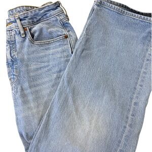 OLD NAVY Women Extra High Rise Wide Leg Jeans Lt Wash Size 6 Secret‎ Smooth